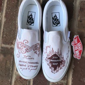 Marauders Map Vans shoes size 8